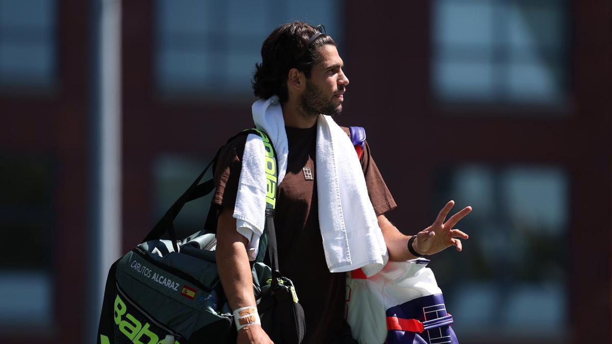 Carlos Alcaraz, listo para debutar en el US Open