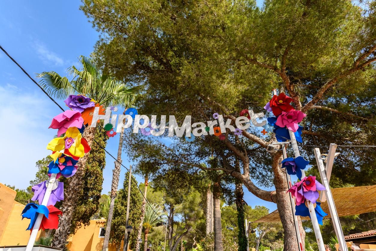 Hippy Market Punta Arabí en Es Canar, Ibiza.