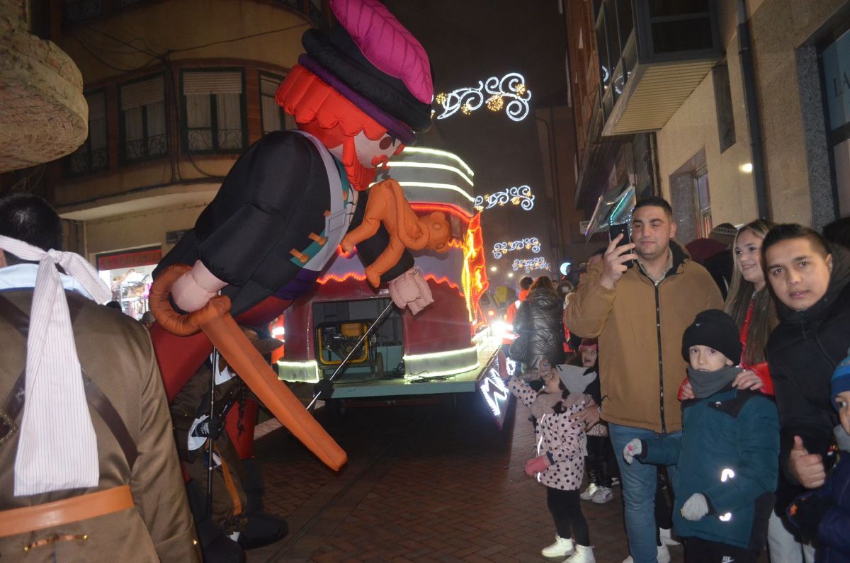 Cabalgata de Reyes Magos en Benavente.