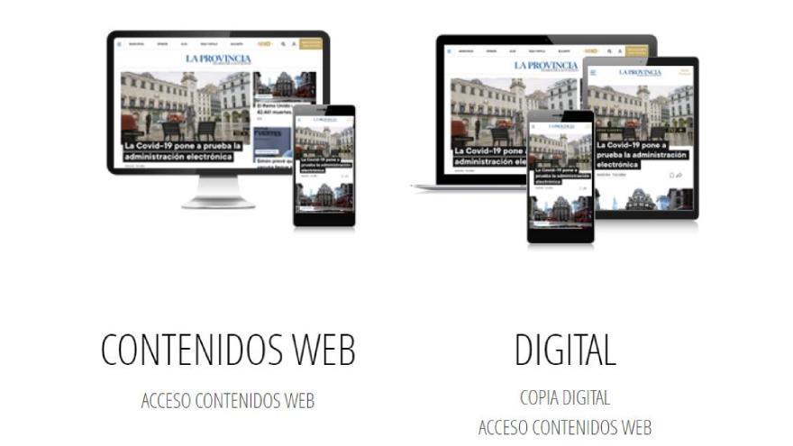 Promociones contenidos web y copia digital