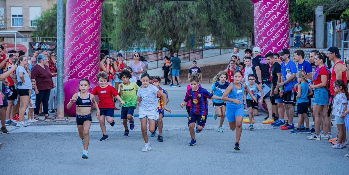 Una de las carreras en categorías inferiores.