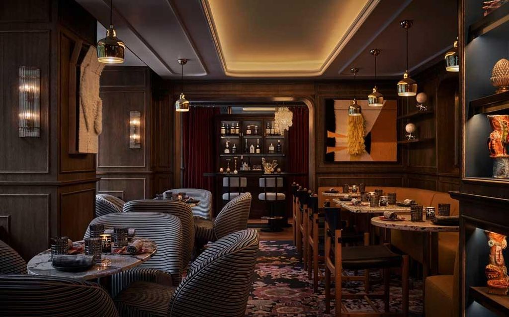 Uno de los espacios del gastrobar ISA.