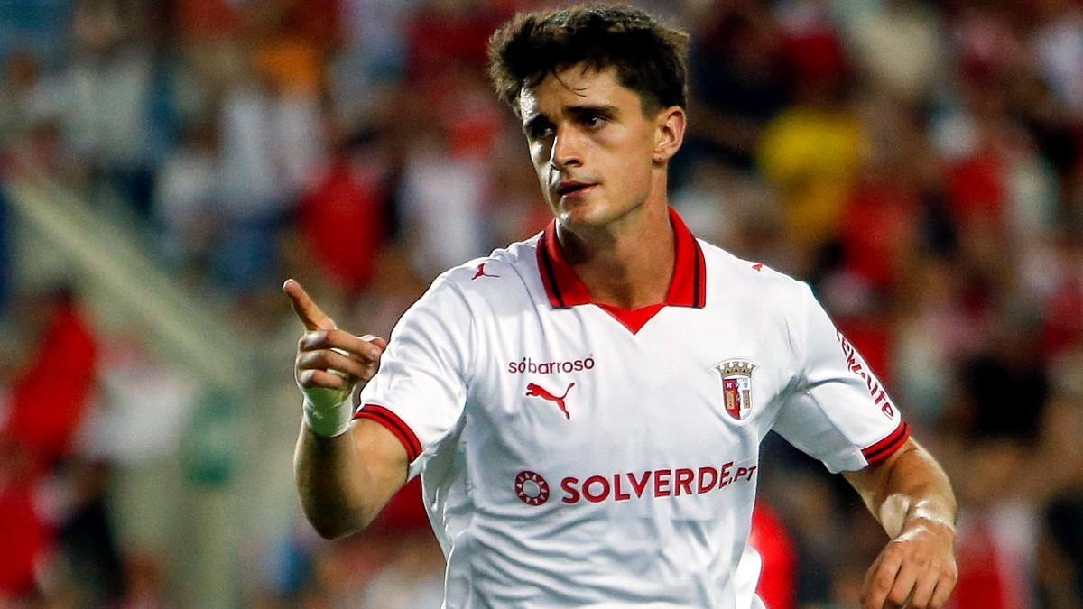 Pau Víctor, futbolista del Sporting de Braga