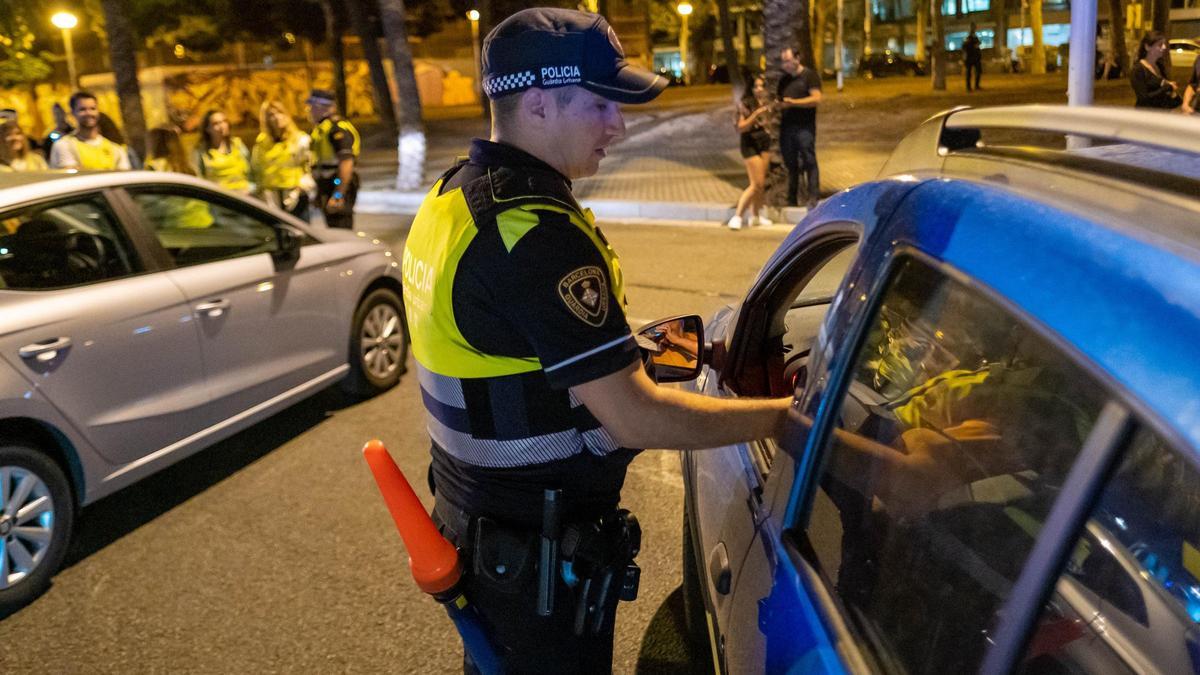 Control de la Guardia Urbana de Barcelona