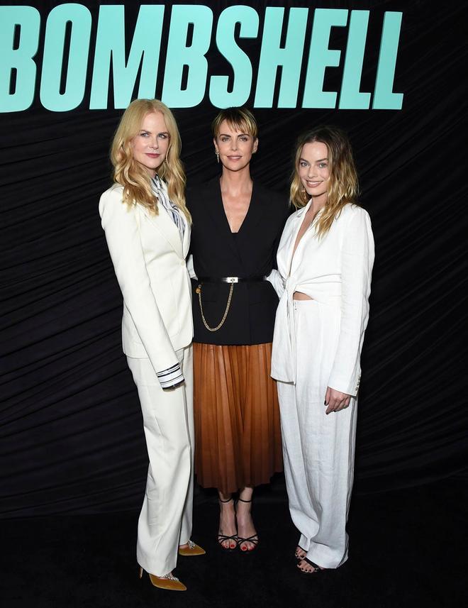 Nicole Kidman, Charlize Theron y Margot Robbie protagonizan 'El escándalo'.