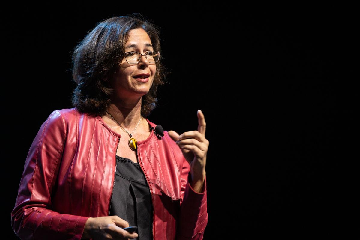 María Lázaro durante su ponencia en el evento Educar es Todo