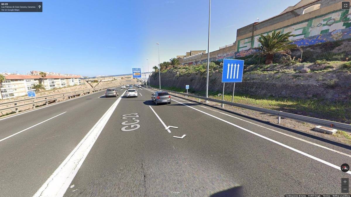 Tras esta señal se encuentra oculto el nuevo radar de La Ballena