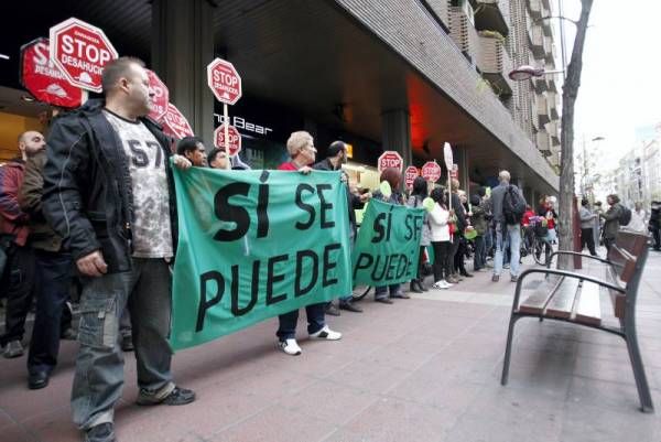 Protesta de Stop Desahucios