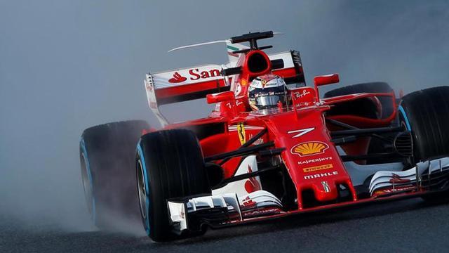 Kimi Raikkonen, rodando este jueves en Montmeló.