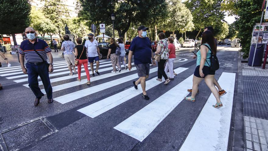 La avenida de España de Cáceres reabre al tráfico tras las obras de asfaltado