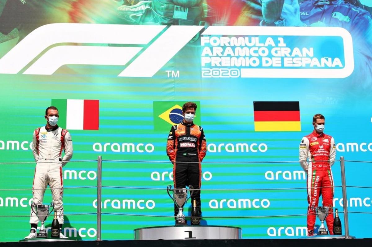 Drugovich ha liderado el podio, con Schumacher tercero