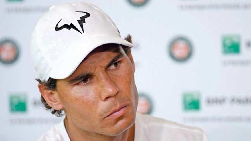 Nadal nach seiner Verletzung bei den French Open am 27. Mai.