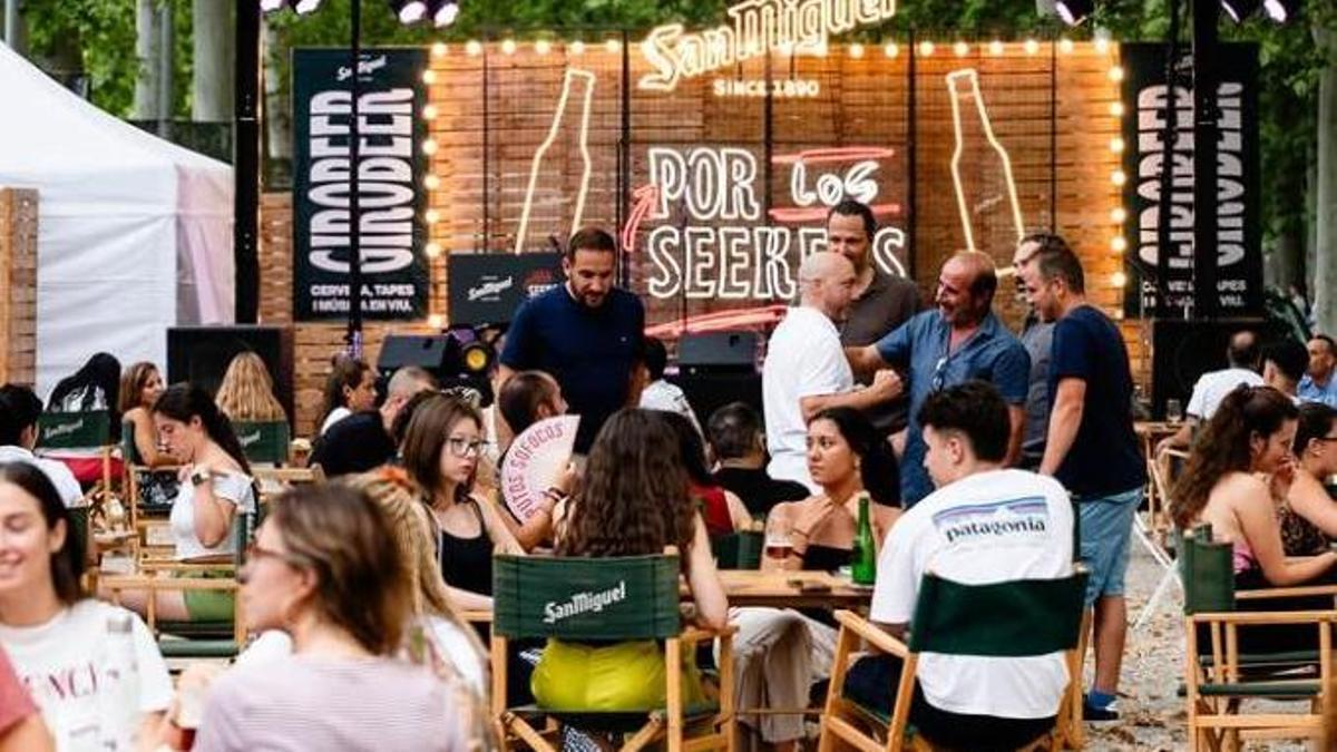 Imatge de la primera setmana del Girobeer, a La Copa.