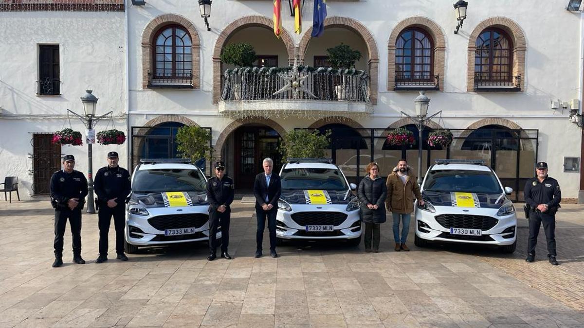 Tres nuevos vehículos para la Policía de l'Eliana
