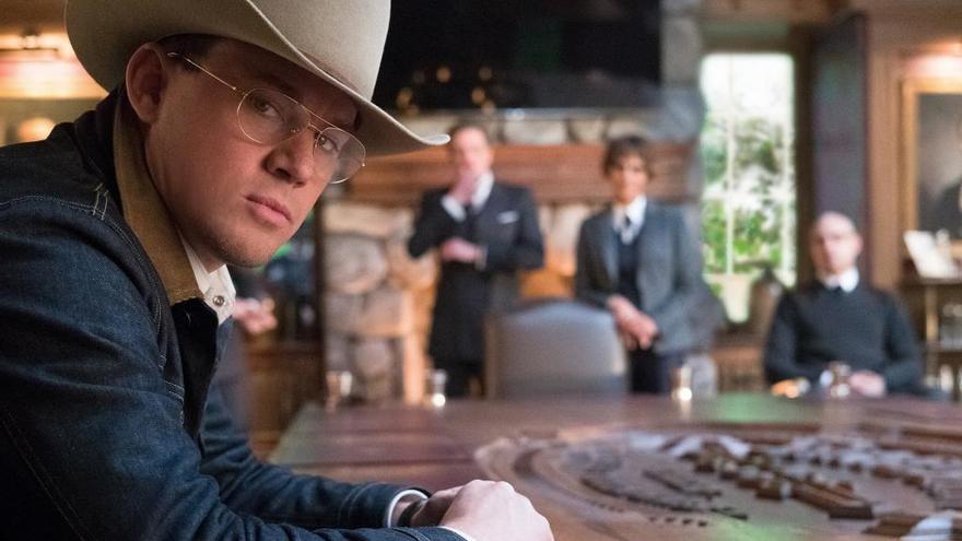 L&#039;actor Taron Egerton a &#039;Kingsman: El Círculo de Oro&#039;.