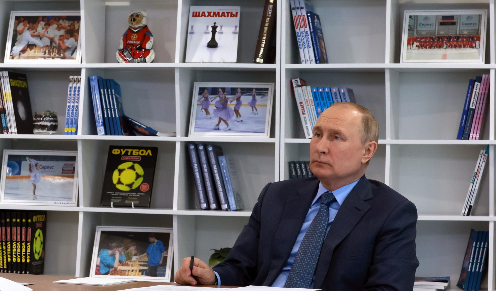 Putin visits the Sirius Educational Center for Gifted Children, in Sochi