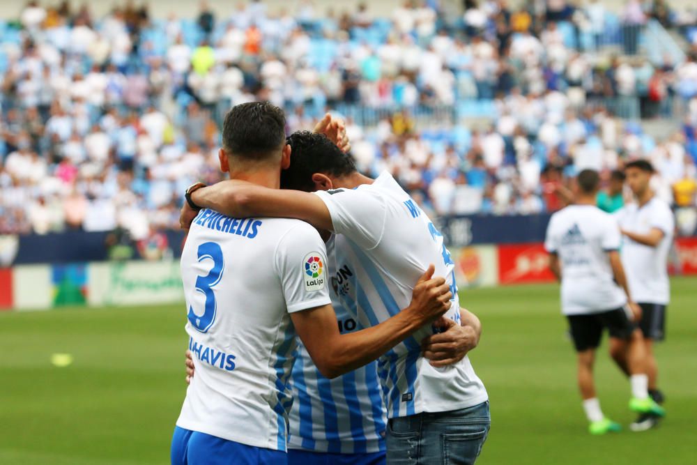 Noche de despedidas en La Rosaleda