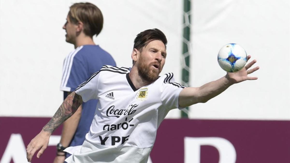Messi, angustia con Argentina