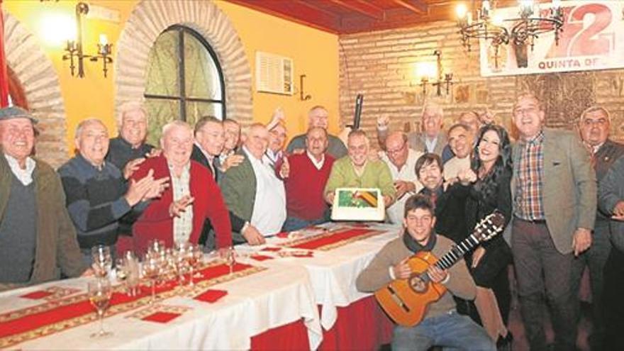 Reencuentro de la quinta del 72 en Villlafranca