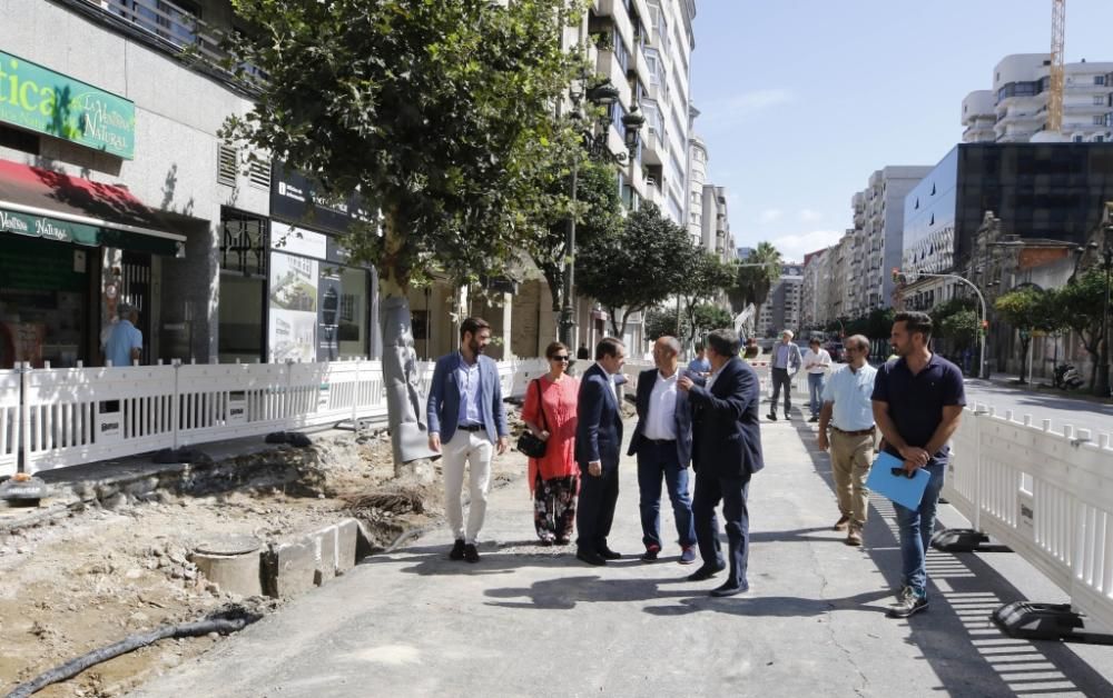 Así avanzan las obras de humanización de García Barbón