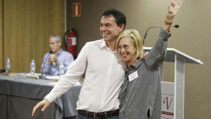 Herzog y Díez, ayer, en el consejo político de UPyD. // Efe