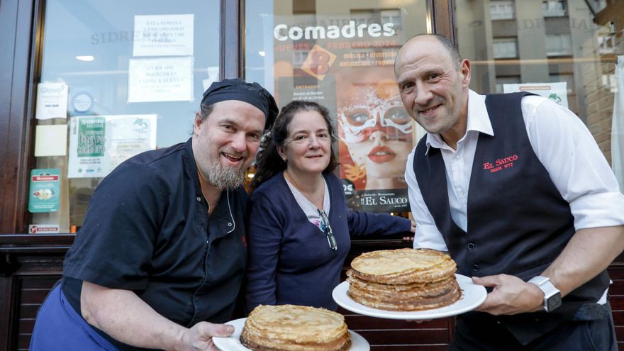 Les Comadres y el Antroxu, unas fiestas de mesa y mantel en Gijón: &quot;Siempre llenamos&quot;