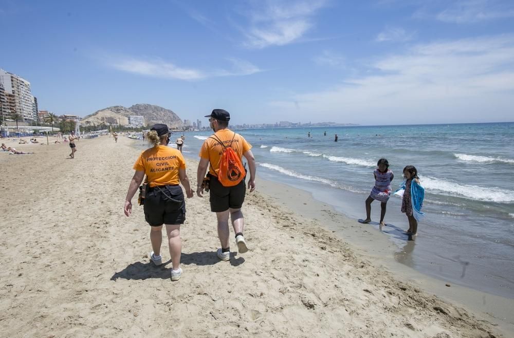 Primer fin de semana de playas abiertas al baño