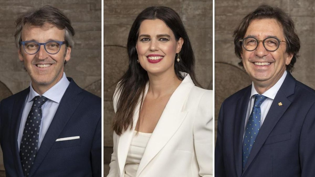 Luis Alberto Marín, Miriam Guardiola y Santiago López Noguera.