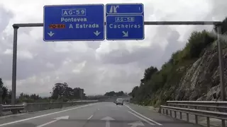 O enlace da Ramallosa da AG-59 pecha este luns polas obras