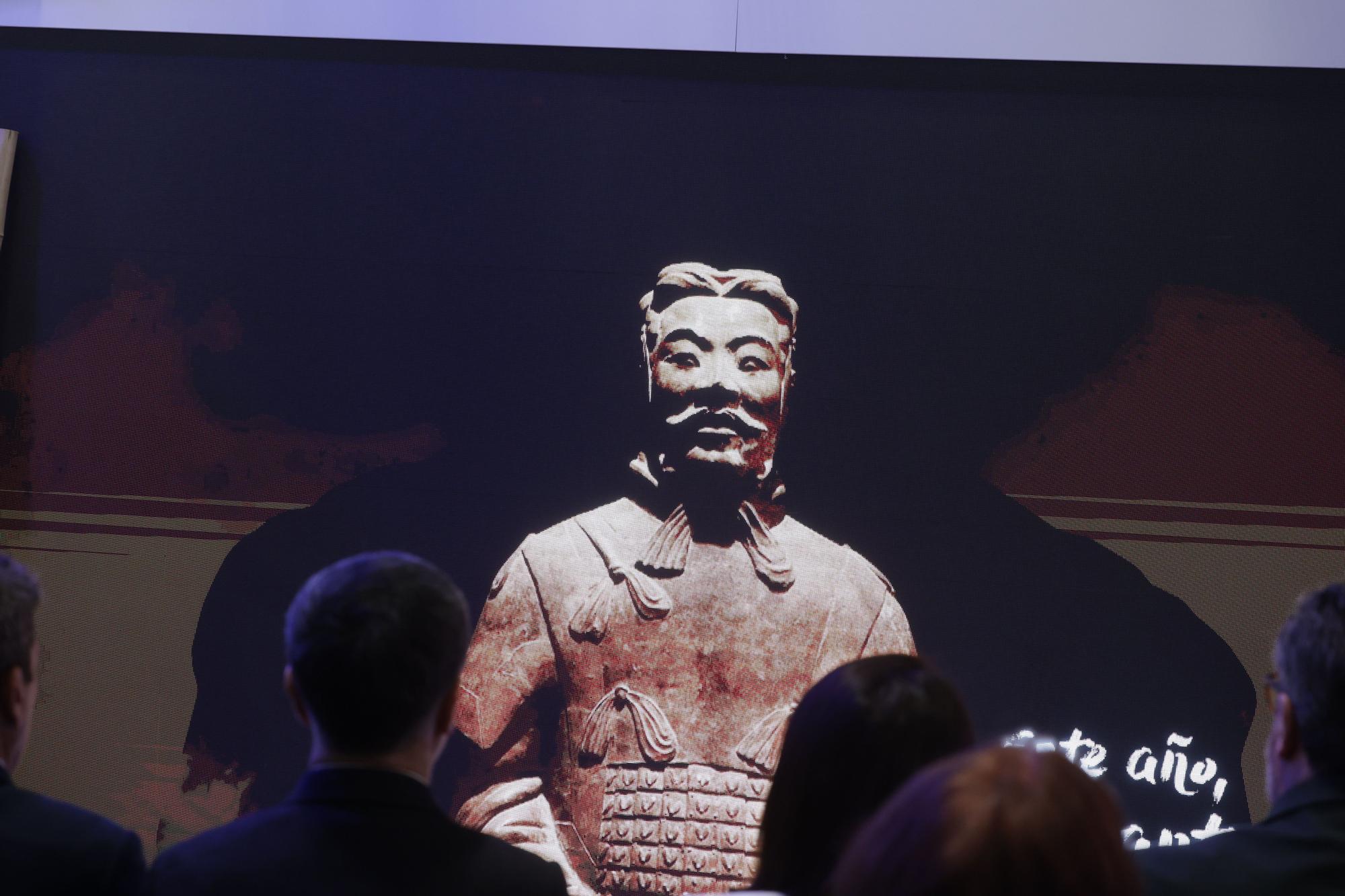 Presentación de la exposición en el MARQ de los guerreros de Xian en Fitur