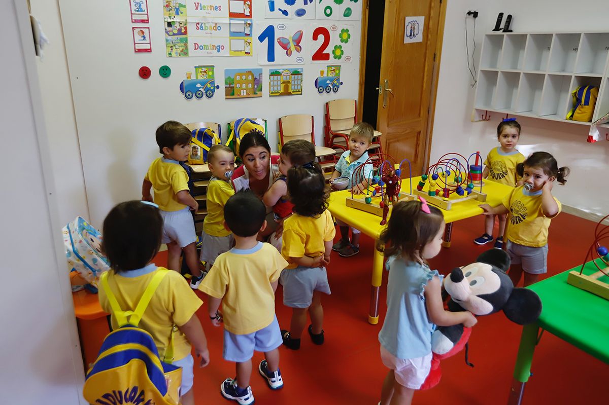 Primer día de clase en las escuelas infantiles