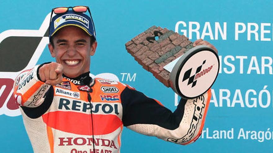 Márquez encabezó el triplete español.