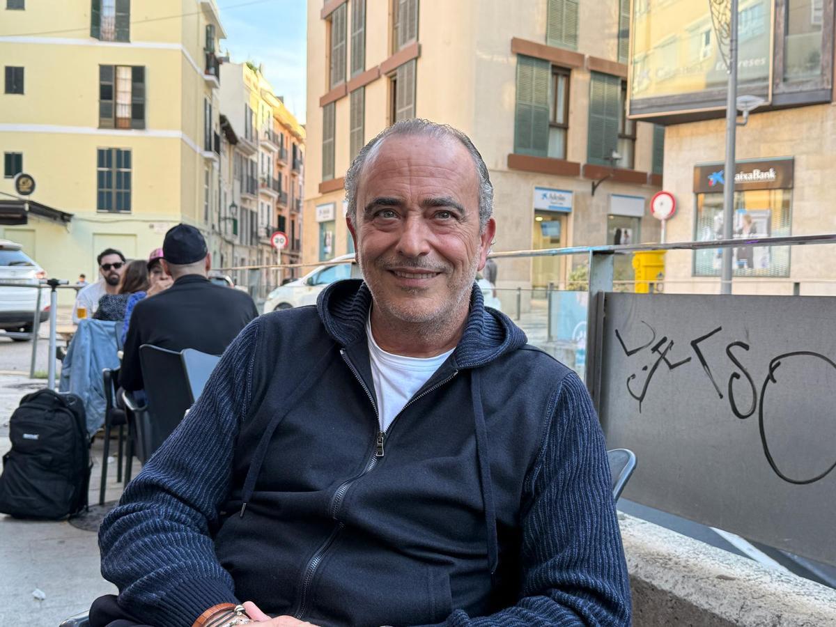 Pedro Mesquida, presidente de la asociación de comerciantes de Jaume II