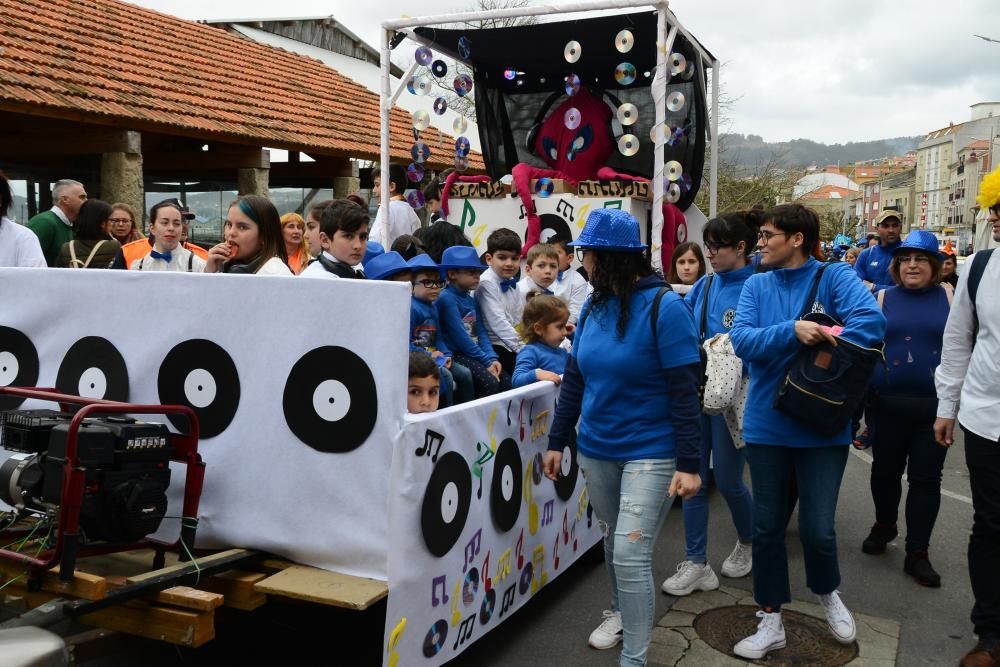 Los participantes en el Enterriño de Bueu.