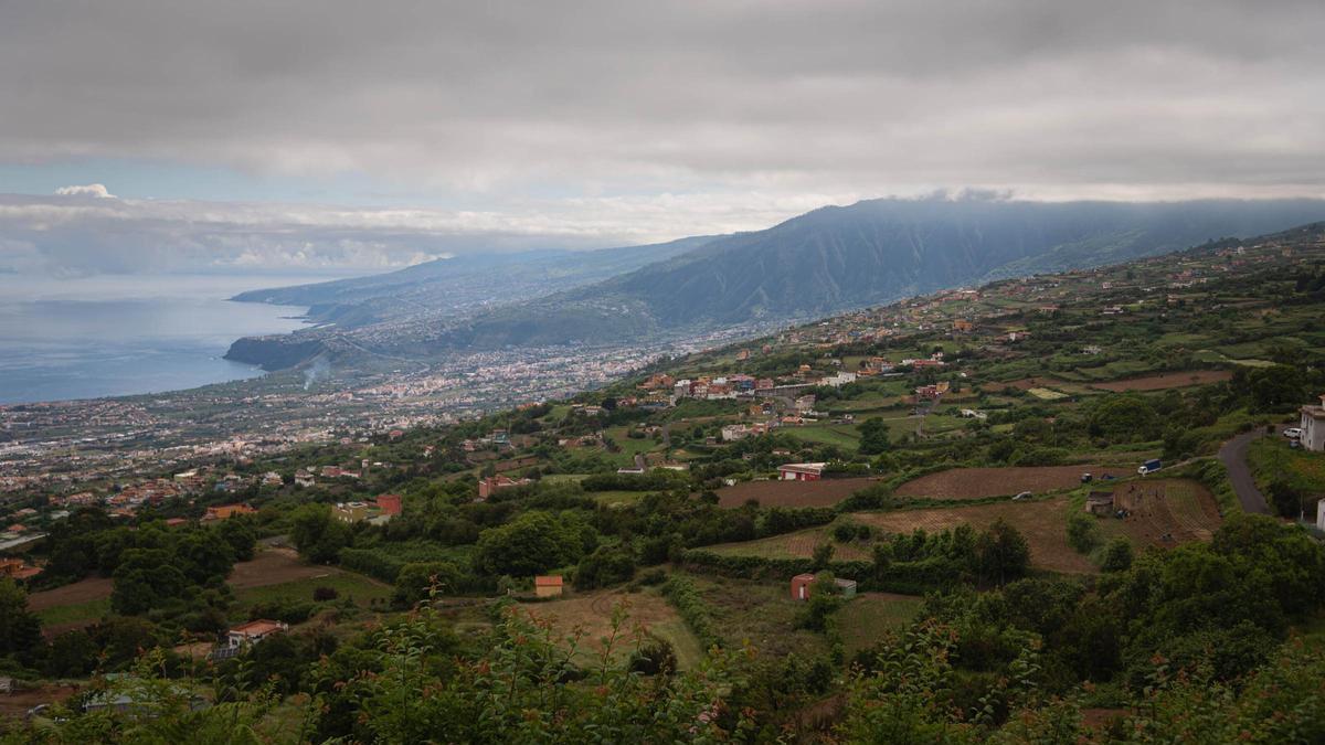 Vista panorámica desde El Madroño, en Los Realejos