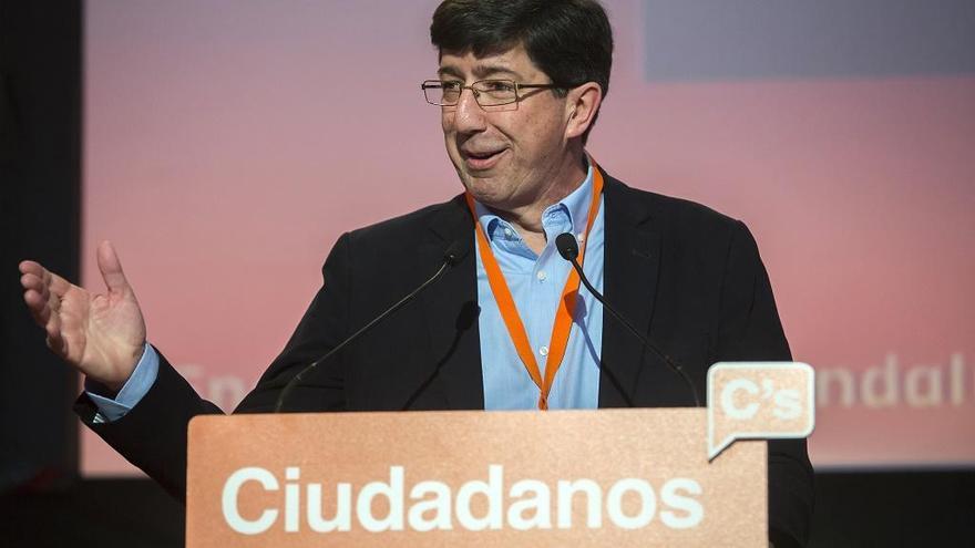 Juan Marín, candidato a la presidencia de la Junta de Andalucía por Ciudadanos.