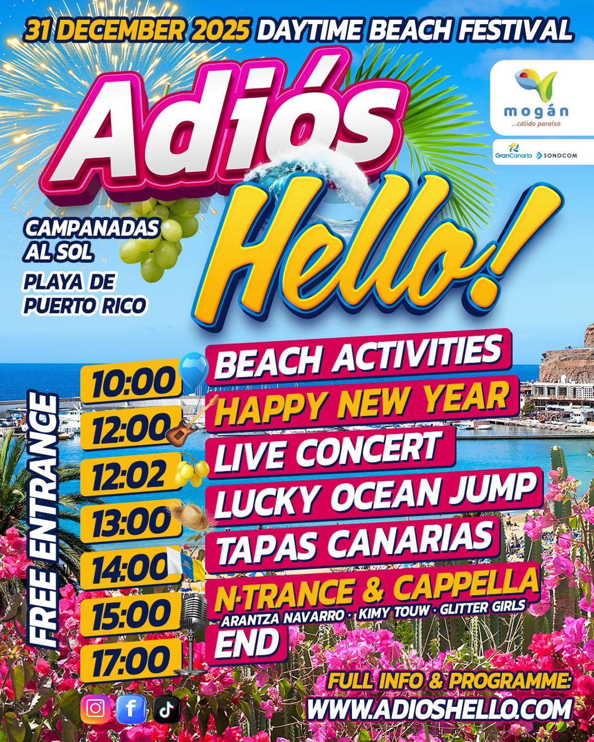 Cartel del 'Adiós, Hello! Festival'