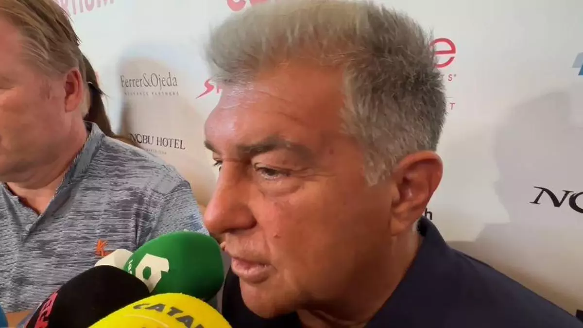 Laporta, sobre el fichaje de Nico Williams: "Como no tenemos nada que esconder, que nos fiscalicen"