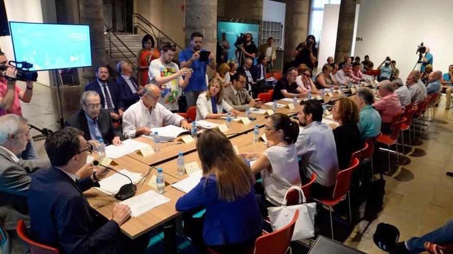 El Consejo Social se reunió ayer en el Palacio Almudí con motivo de las Jornadas Vecinales.