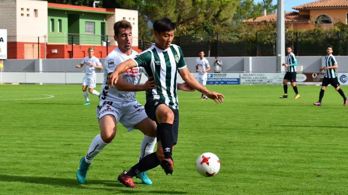 Paik, en un partit amb el Peralada