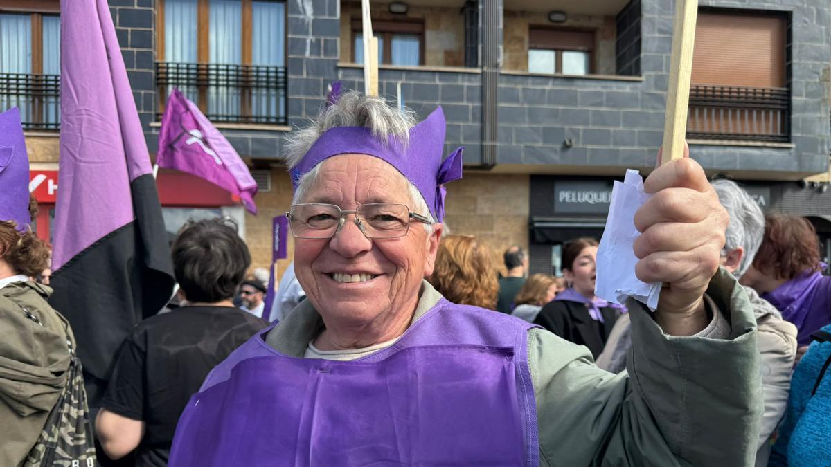 Rosario Bobes, pensionista: "Somos las mayores, las viejas a las que nadie quiere nombrar"