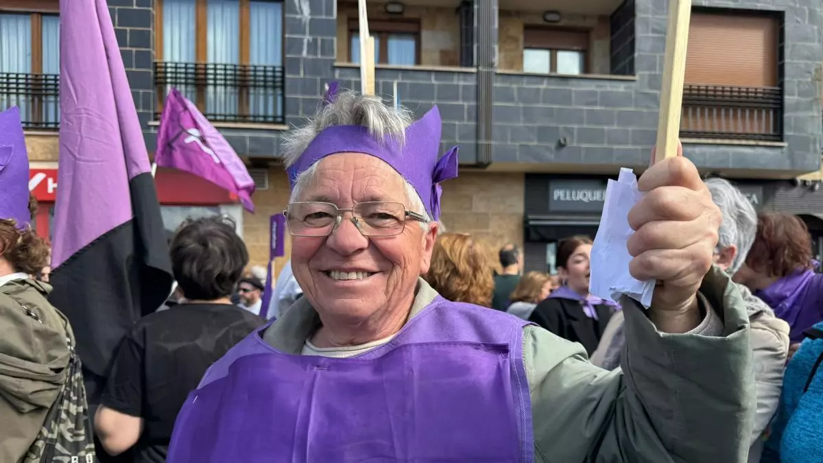 Rosario Bobes, pensionista: "Somos las mayores, las viejas a las que nadie quiere nombrar"