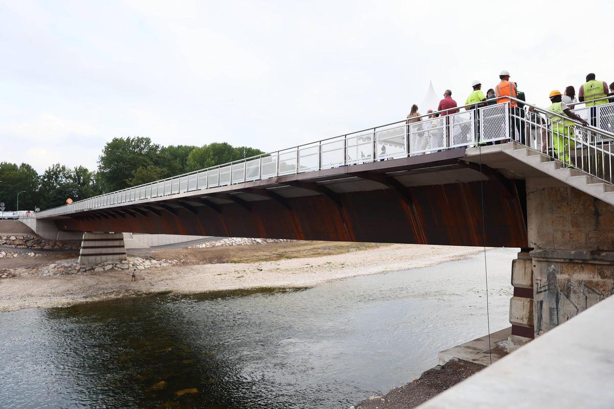 El nuevo puente emilio Llamedo.