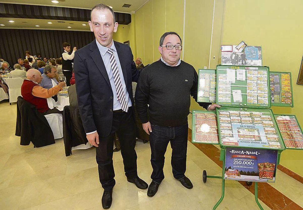 La ONCE premia este año a un vendedor con puesto en Lalín