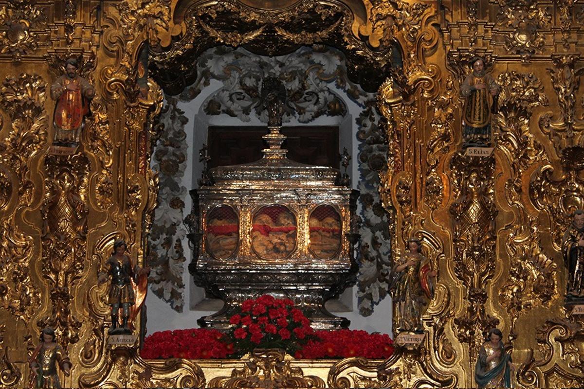 Capilla que alberga los restos de los primeros mártires de Córdoba.