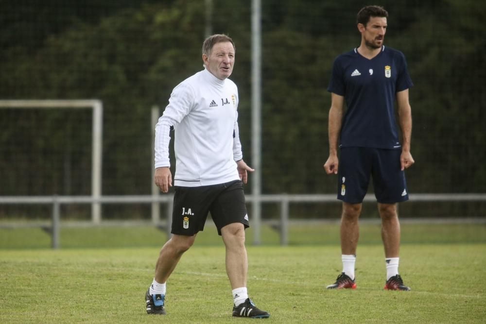 Entrenamiento del Real Oviedo, viernes