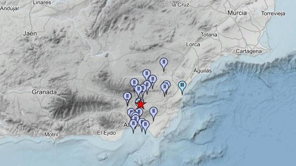 SEÍSMO ANDALUCÍA | Un segundo terremoto en cuatro días sacude a 16 municipios de Almería