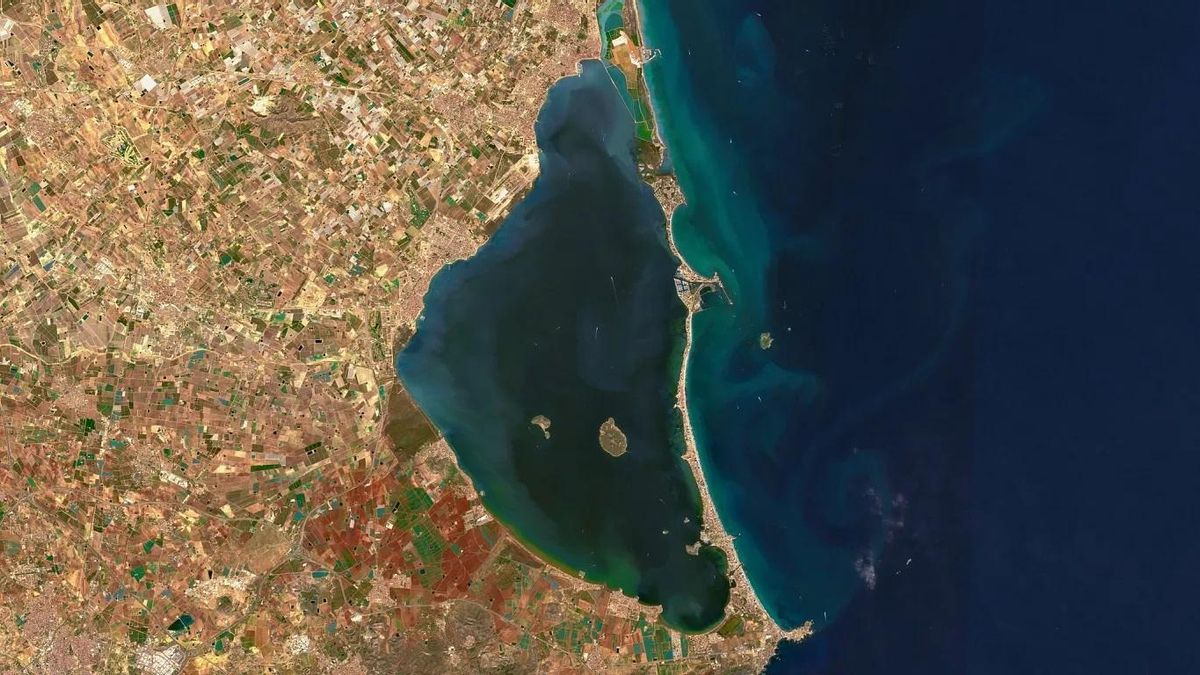Imagen con datos modificados de satélite Copernicus Sentinel