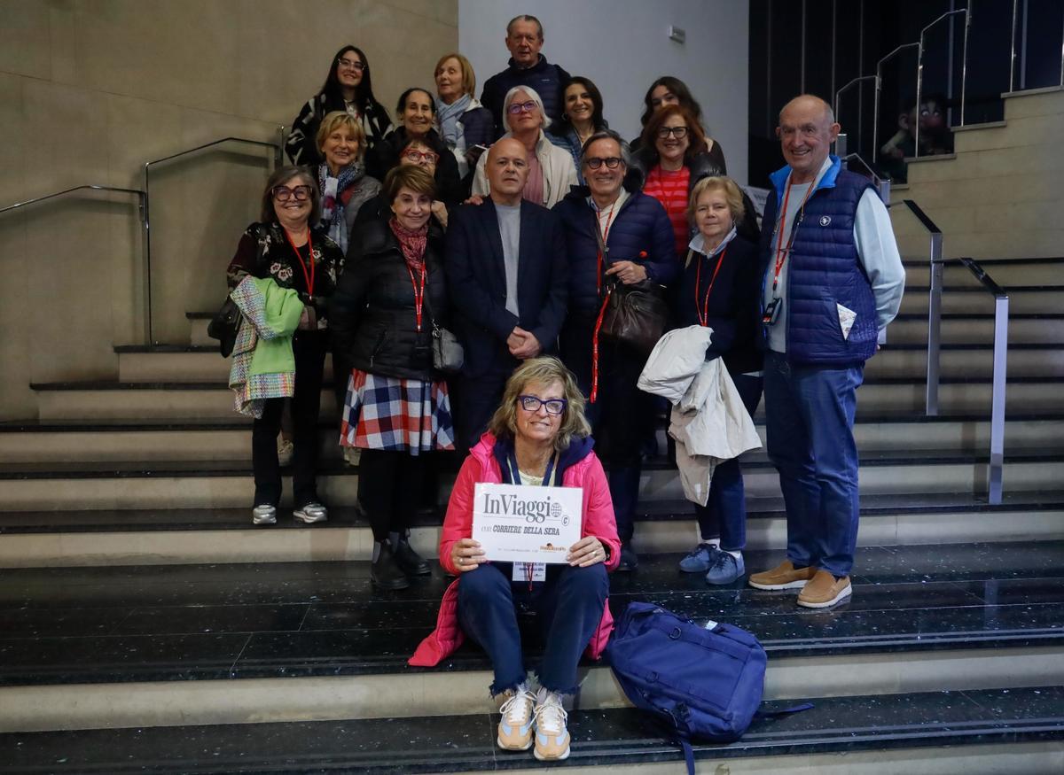 La delegación del 'Corriere' en las instalaciones de Levante-EMV