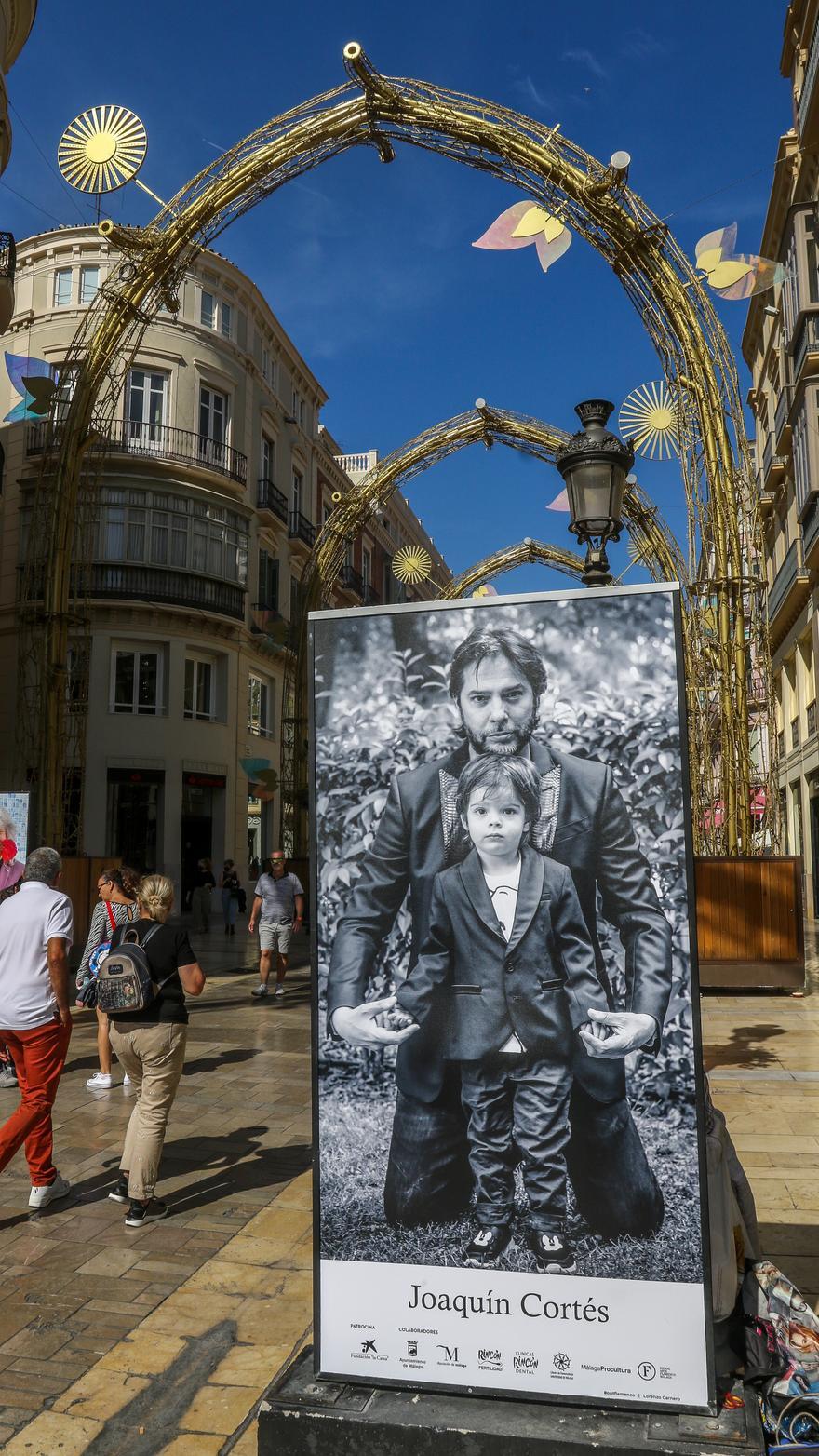 Fotos de la exposición 'Out Flamenco' de la calle Larios